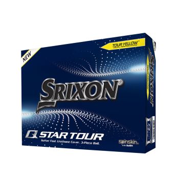 Srixon Q-Star Tour Golf Balls 1 Dozen - Yellow