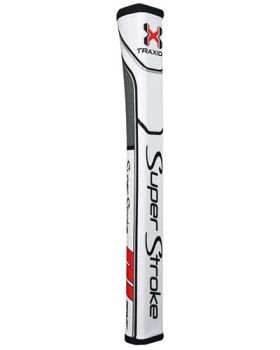 Superstroke Traxion Pistol GT 1.0 Grip - White/Red/Gray
