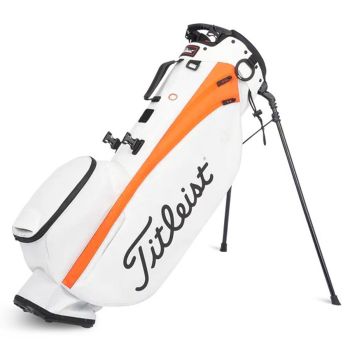 Titleist Players 4 Stand Bag - White/Flame