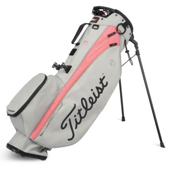 Titleist Players 4 Stand Bag - Gray/Coral