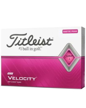 Titleist 2020 Velocity Golf Balls - Pink