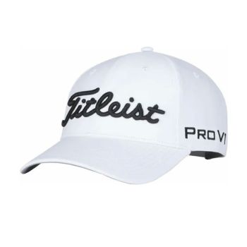 Titleist Men's Tour Performance Golf Cap - White/Black