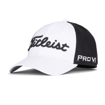 Titleist Men's Tour Performance Mech Golf Cap - White/Black