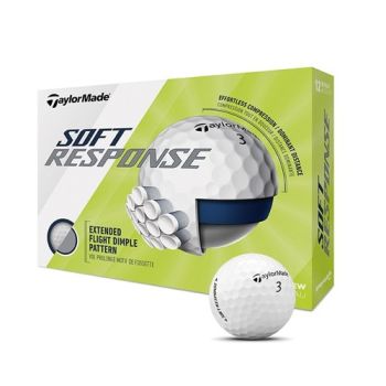 TaylorMade Soft Response Golf Balls 1 Dozen (Prior Gen)