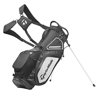 TaylorMade 8.0 Stand Bag - Black/White/Charcoal