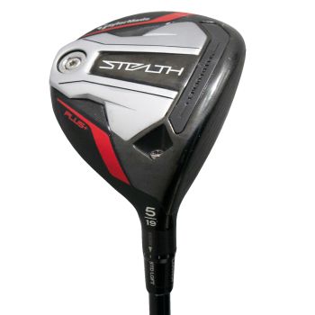 Pristine Condition TaylorMade Stealth Plus+ 5-18 Hzrdus Red 65 5.5 Fairway Wood - Right Hand - Available at eGolf Al Wasl