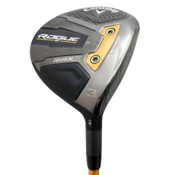 Very Good Condition Callaway Rogue ST Max 15 UST Proforce Axivcore Black 69 Fairway Wood - Right Hand - Available at eGolf Al Wasl