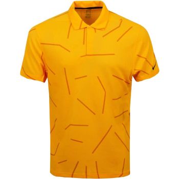 Nike Golf TW Dry Course Jacquard Polo Shirt - Laser Orange