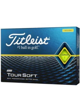 Titleist 2020 Tour Soft Golf Balls - Yellow