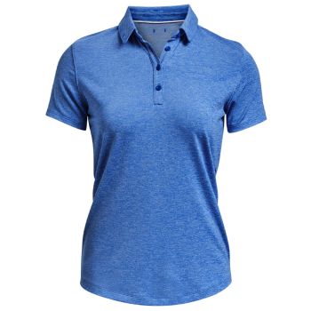 Under Armour Women's Zinger Short Sleeve Golf Polo - Versa Blue/Oxford Blue