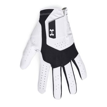 Under Armour Men's UA Iso-Chill Golf Glove - White/Black
