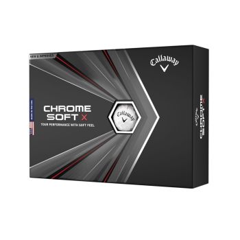 Callaway 2020 Chrome Soft X Golf Balls - White