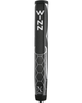 Winn Pro X 1.60" Putter Grip - Black/Silver