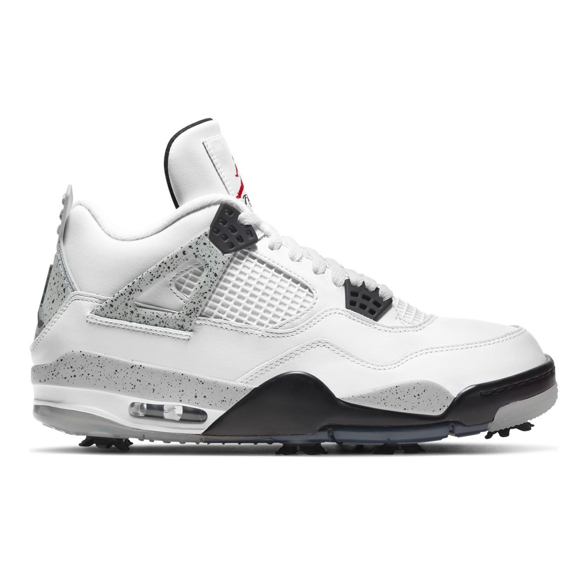 eGolf Megastore - Nike Air Jordan IV G Shoes - White⁄Fire Red⁄Tech  Grey⁄Black | Online Golf Store