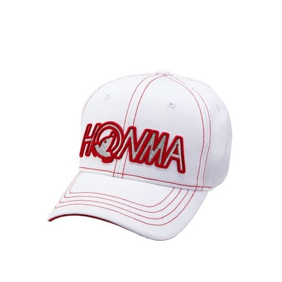 Honma Golf Cap - White/Red