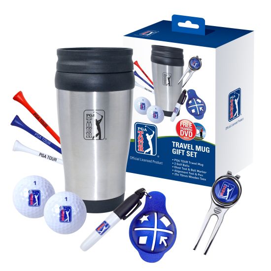 PGA Tour Travel Mug Gift Set