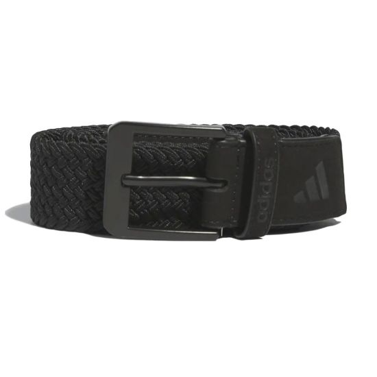 Adidas Men's Braided Stretch Golf Belt - Black