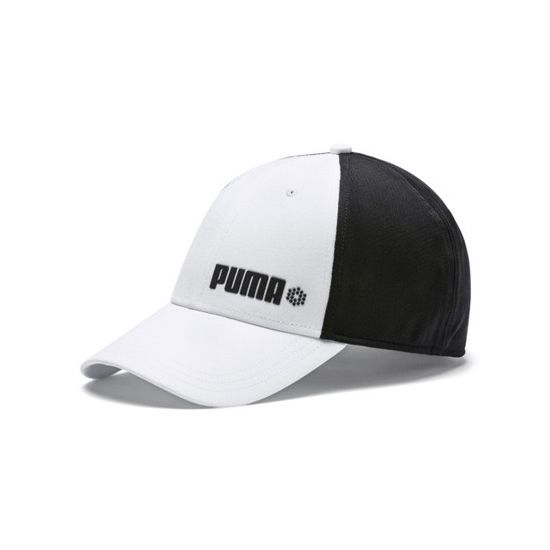 Puma Dot Mesh Stretch Fit Cap - Bright White