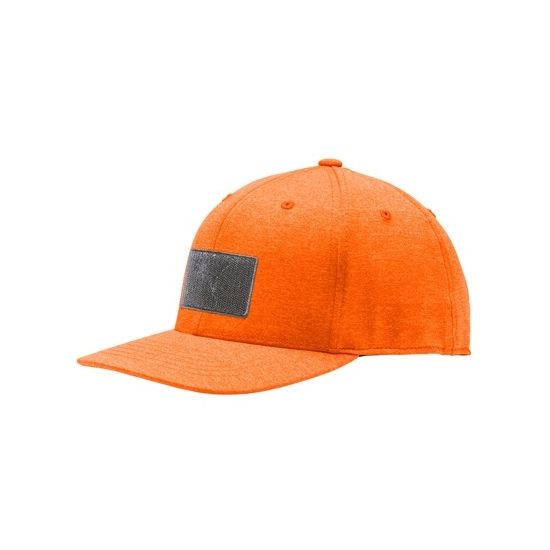 Puma Youth Patch Snapback Cap - Vibrant Orange