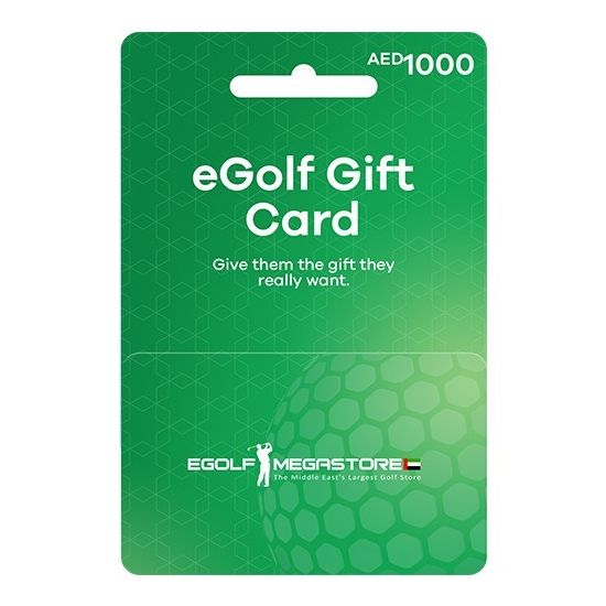 eGOLF MEGASTORE 1000 AED GIFT CARD