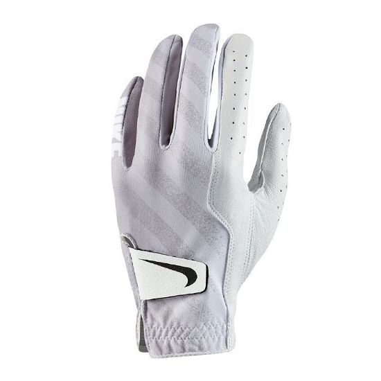 Nike Women's Tech Golf Glove - White/Black/Wolf Grey Left Hand (For The Right Handed Golfer)