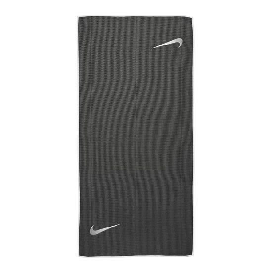 Nike Caddy Golf Towel - Dark Grey/White