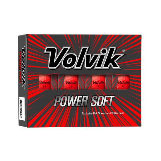 Volvik Power Soft Golf Balls - Red 