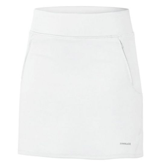 Cutter & Buck Annika Women's Interval Pull On Golf Skirt - White