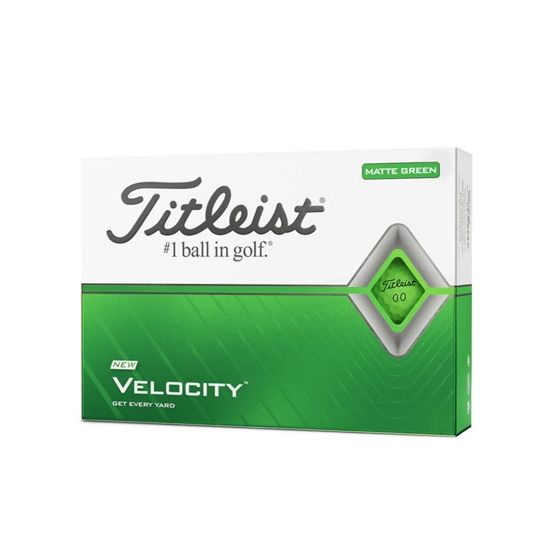 Titleist 2020 Velocity Double Digit Golf Balls - Green
