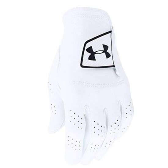 Under Armour Spieth Tour Glove Right Hand - White (For the Left Handed Golfer)