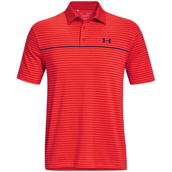 Under Armour Men's UA Playoff 2.0 Golf Polo - Radio Red/Bolt Red