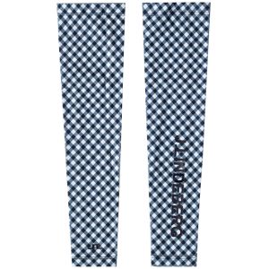 J.Lindeberg Women's Leea Compression Sleeves - Gingham Navy - SS21