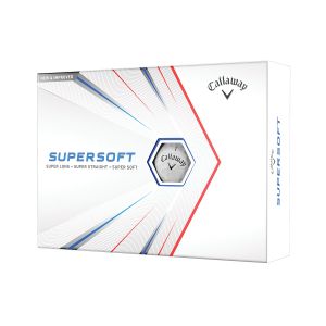 Callaway 2021 Supersoft Golf Balls 12Pcs - White