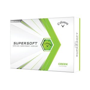 Callaway 2021 Supersoft Golf Balls 12Pcs- Green