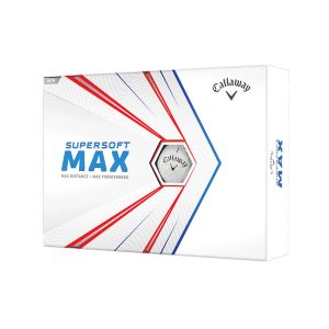 Callaway 2021 Supersoft Max Golf Balls 12Pcs - White
