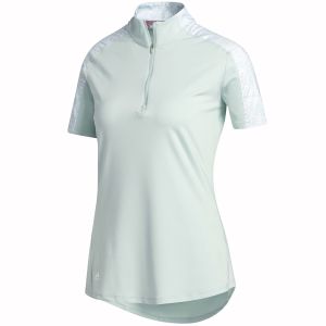 Adidas Women's Ultimate 365 Printed Polo Shirt - Green Tint