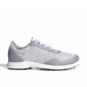 Adidas Women's Alphaflex Sport Golf Shoes - Cloud White/Glory Grey/Silver Metallic