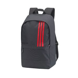 Adidas 3-Stripes Small Backpack - Dark Grey/Scarlet