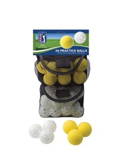 PGA Tour 36 Practice Ball In Mesh Bag