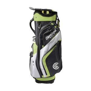 Cleveland Friday Cart Bag - Charcoal/Lime/White