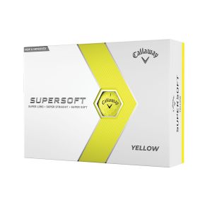 Callaway 2023 Supersoft Golf Balls 12PCS - Yellow
