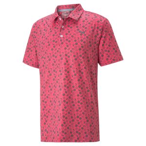 Puma Men's Mattr Beach Trip Golf Polo Shirt - Sunset Pink/Quiet