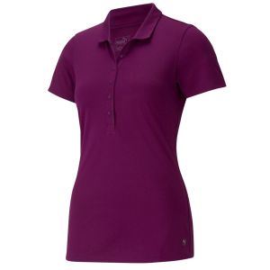 Puma Women's Rotation Golf Polo - Dark Purple