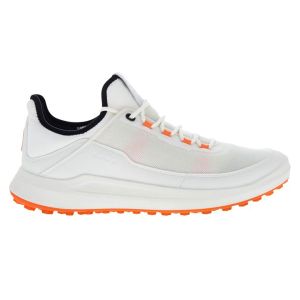 Ecco Men's Core Golf Shoe - White/Calendula (Online Exclusive)