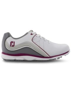 FootJoy Women's Pro/SL Golf Shoes - White/Grey/Pink