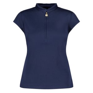 Jack Nicklaus Women's Solid Golf Polo - Classic Navy 