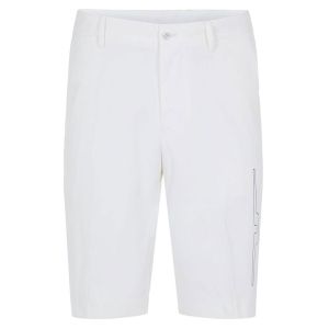 J.Lindeberg Men's Chris Logo Golf Shorts - White - FW21