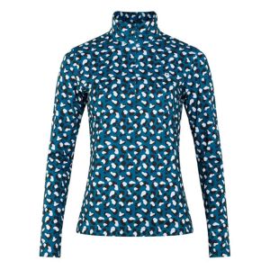 J.Lindeberg Women's Ana Golf Mid Layer Sweater -  Moroccan Blue Animal - SS22