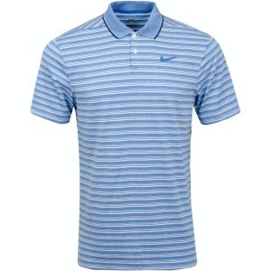 Nike Men's Dry Vapor Control Pacific Polo Golf Shirt - Blue/Purple