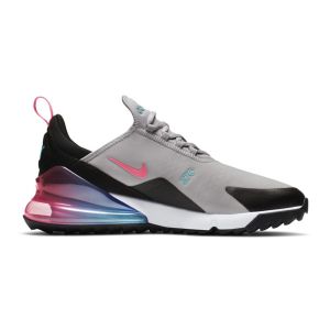 Nike Air Max 270G Golf Shoes - Atmosphere Grey/Hot Punch/White/Black 